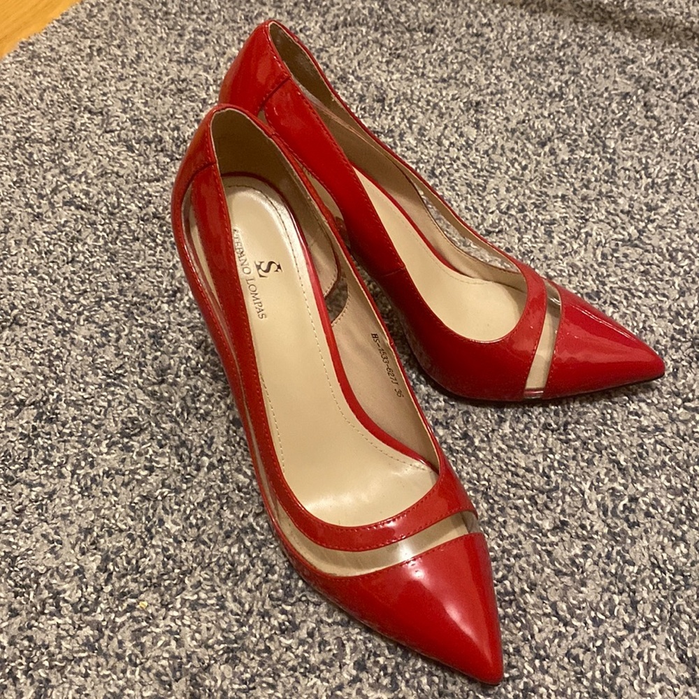 Stefano Lompas. European designed shoes. Size EUR 36. Red color